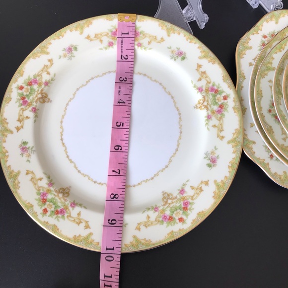 Vintage 1930's Noritake "M" Japan Porcelain Set Of 8 Pieces - Picture 15 of 17